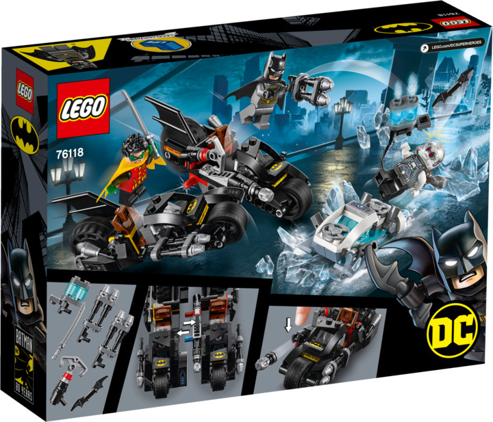 LEGO® DC Comics Super Heroes 76118 Mr. Freeze vs. Batman na Batmotorce_321952806