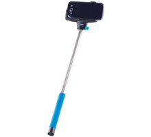 Forever MP-100 selfie tyč s ovládacím bluetooth tlačítkem, modrá_1567938862