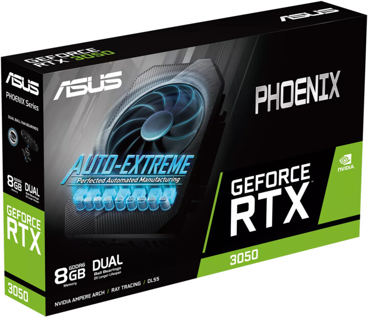 ASUS GeForce PH-RTX3050-8G, LHR, 8GB GDDR6_1248575916