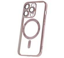 C.P.A. silikonové TPU pouzdro Mag Color Chrome pro iPhone 14 Pro, růžovo-zlatá GSM169579