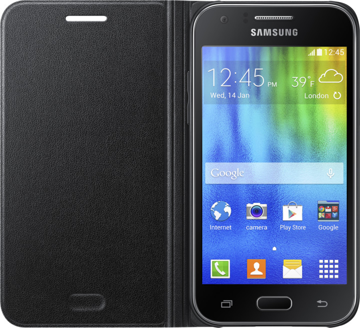 Samsung pouzdro EF-FJ100B pro Galaxy J1 (J100), černá(2015)_1799450512
