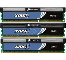 Corsair XMS3 6GB (3x2GB) DDR3 1600 (CMX6GX3M3A1600C9)_1098156473