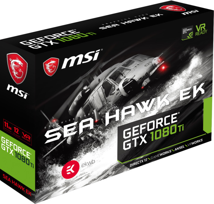 MSI GeForce GTX 1080 Ti SEA HAWK EK X, 11GB GDDR5X_165113380