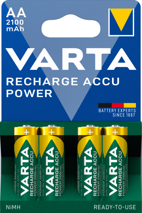 VARTA nabíjecí baterie Power AA 2100 mAh, 4ks_1941474665