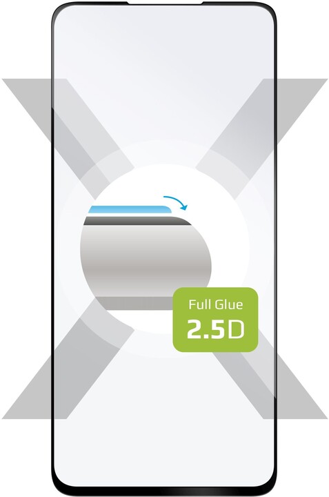 FIXED ochranné tvrzené sklo Full-Cover pro Xiaomi Mi 9T/ Mi 9T Pro, lepení přes celý displej, černá_224951018
