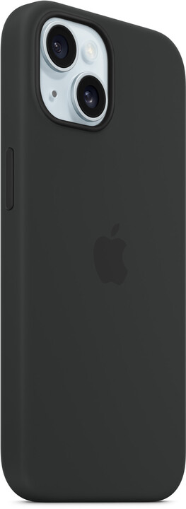 Apple Silikonový kryt s MagSafe pro iPhone 15, černá_21741683