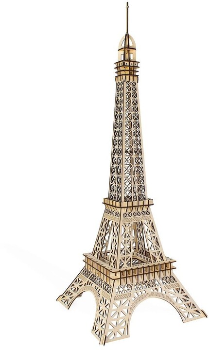 Stavebnice Woodcraft - Eiffelova věž, dřevěná_330741160