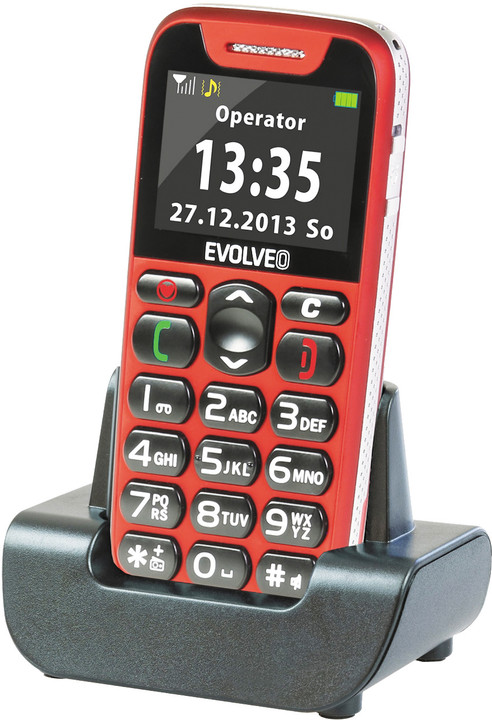 Evolveo EasyPhone SGM EP-500, Red