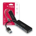 AXAGON HUE-G1A, 4x USB 3.2 Gen 1 SLIM hub, kabel Type-A 14cm napevno_676907285