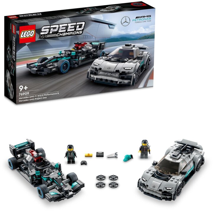 LEGO Speed Champions 76909 Mercedes-AMG F1 W12 E Performance a Mercedes-AMG Project One_329116137