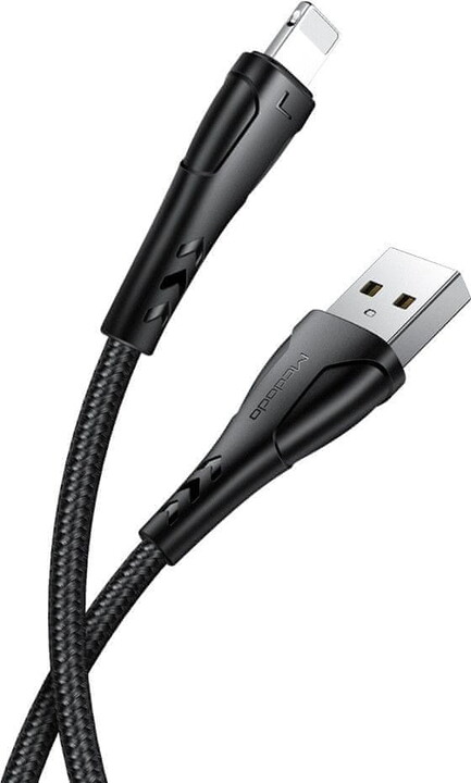 Mcdodo datový kabel Mamba Series USB - Lightning, 1.2m, černá_1540502161