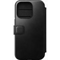Nomad kožené flipové pouzdro MagSafe Folio pro Apple iPhone 14 Pro, černá_1618804220