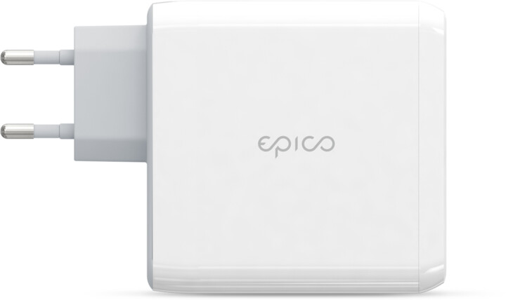 EPICO síťová nabíječka GaN, USB-A, 2x USB-C, 100W, bílá_748059447