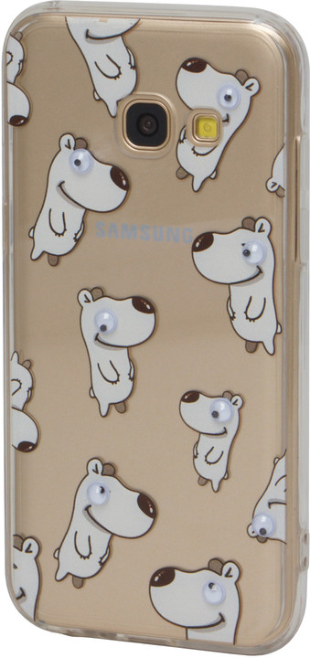 EPICO plastový kryt pro Samsung Galaxy A3 (2017) 3D CRAZY EYES DOGS_2085029134