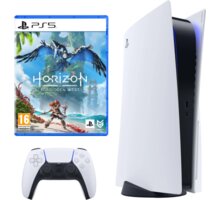 PlayStation 5 + hra Horizon Forbidden West Horizon Forbidden West (PS5) + O2 TV HBO a Sport Pack na dva měsíce