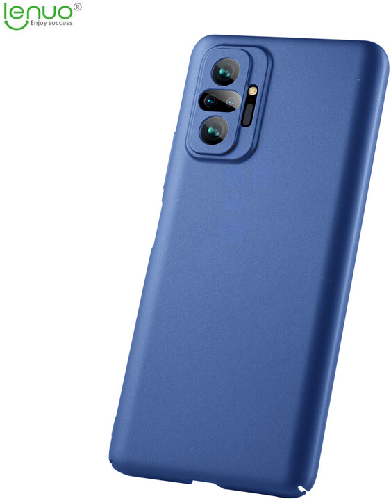 Lenuo Leshield zadní kryt pro Xiaomi Redmi Note 10 Pro, modrá_1554545108