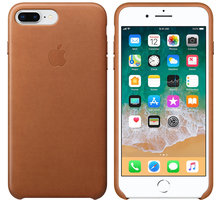 Apple kožený kryt na iPhone 8 Plus / 7 Plus, sedlově hnědá_1826907496