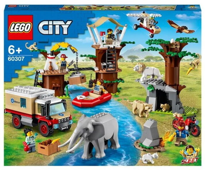 Extra výhodný balíček LEGO® City 60307 Záchranářský kemp a 60301 Záchranářský teréňák_1276972734