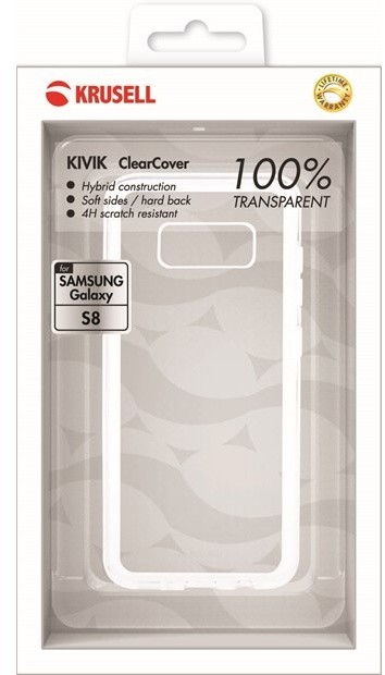 Krusell KIVIK zadní kryt pro Samsung Galaxy S8, transparentní_460001094