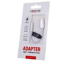 Forever adaptér z USB-C na jack 3,5mm, bílá_239561187