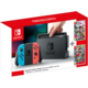 Nintendo Switch, červená/modrá + Splatoon 2 + Super Mario Odyssey