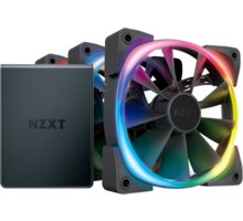 NZXT Aer RGB 2 Series Triple Starter kit HF-2812C-T1, HUE 2, 3x120mm, 4-pin_1337471420