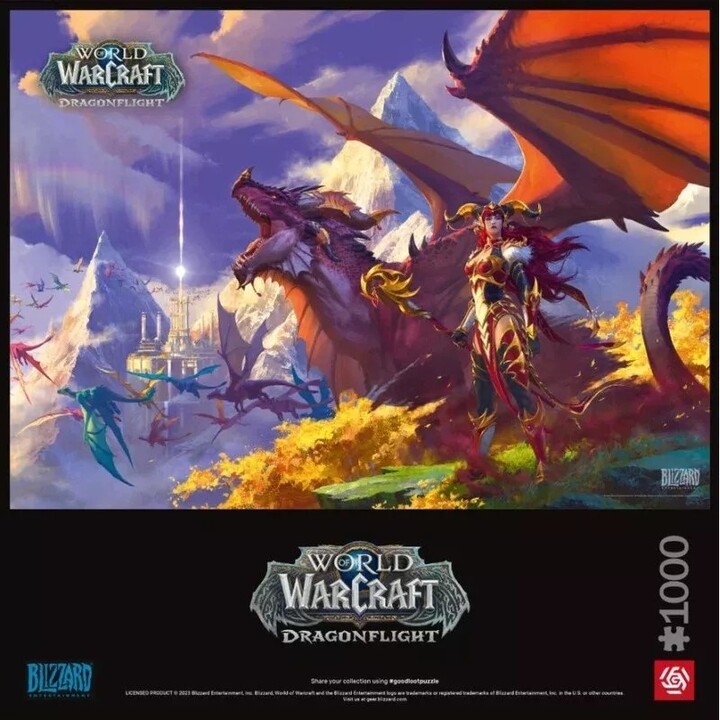 Puzzle World of Warcraft Dragonflight - Alexstrasza, 1000 dílků_548142983
