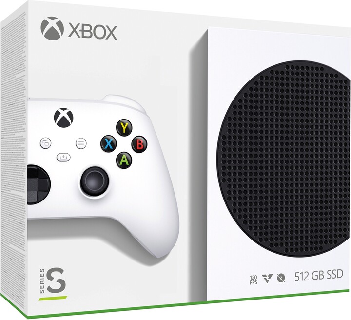 Xbox Series S, 512GB, bílá + druhý ovladač (černý)_1583609448