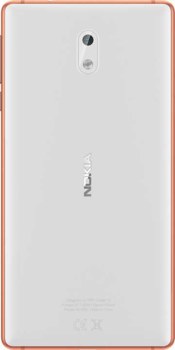 Nokia 3, Dual Sim, bílo/měděná_1634843339