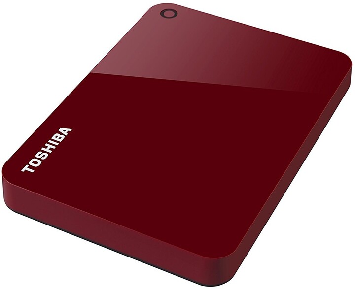 Toshiba Canvio Advance - 1TB, červená_417616178