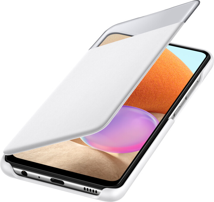 Samsung flipové pouzdro S View pro Samsung Galaxy A32, bílá