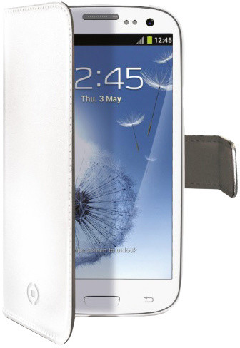 CELLY Wally pro Samsung Galaxy S III/ S III Neo, PU kůže, bílá_1489729417