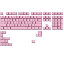 Glorious vyměnitelné klávesy Double Shot ABS V2, 123 kláves, růžové, US_617678884