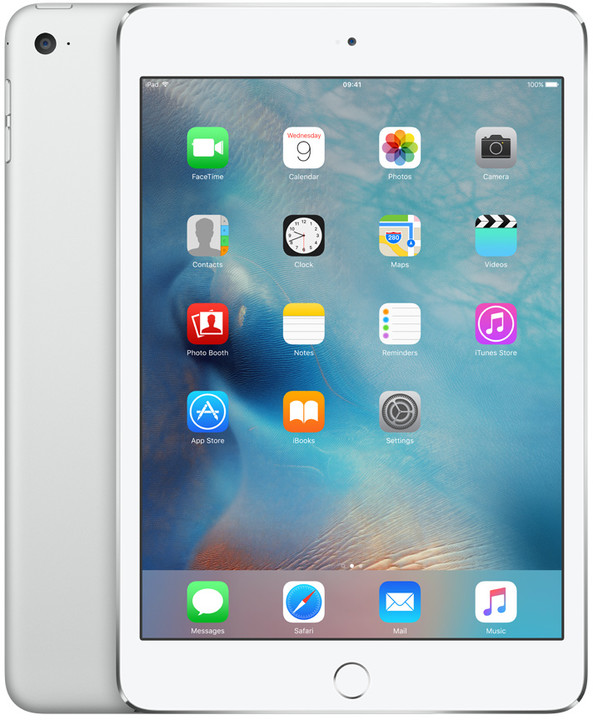 Apple iPad Mini 4, 128GB, Wi-Fi, stříbrná_895125521