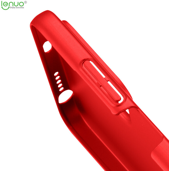 Lenuo Leshield zadní kryt pro Xiaomi Redmi Note 11/11S, červená_1552966371