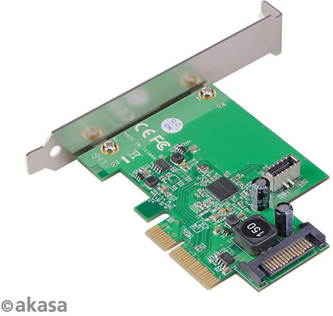 Akasa USB 3.2 HOST card, 10Gbps USB 3.2 Gen 2, Interní, 20-pin, PCIe_2119883407