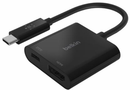 Belkin adaptér USB-C - HDMI, USB-C PD, 4Kx2K@60Hz, 60W, černá_741923241