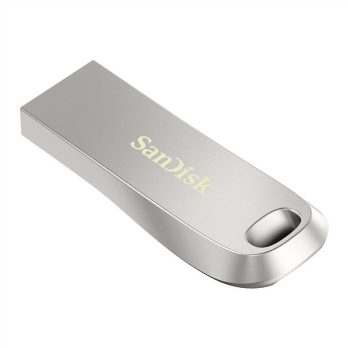 SanDisk Ultra Luxe 64GB, stříbrná