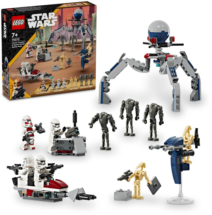 LEGO® Star Wars™ 75372 Bitevní balíček klonového vojáka a bitevního droida_592650800
