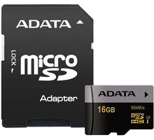 ADATA Micro SDHC Premier Pro 16GB UHS-I U3 + adaptér_1175499863