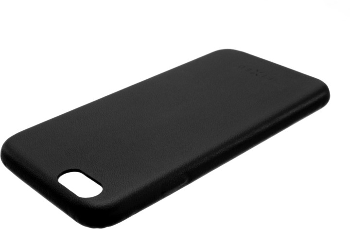 FIXED Zadní kryt Tale pro Apple iPhone SE/5/5s, PU kůže, černý_762528397
