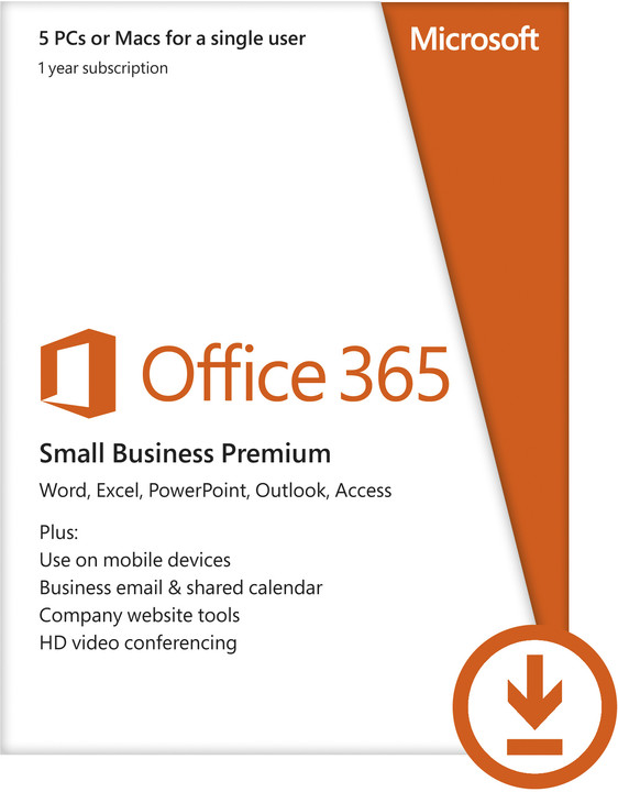 Microsoft Office 365 Small Business Premium - elektronicky_317826743