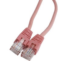 Gembird Cablexpert Patch kabel UTP c5e - 5m - růžová PP12-5M/RO