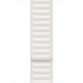 Apple řemínek pro Watch Series, kožený, 44mm, bílá, L_495000786