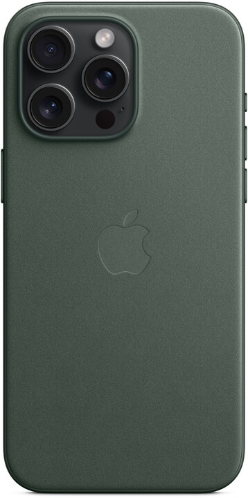 Apple kryt z tkaniny FineWoven s MagSafe na iPhone 15 Pro Max, listově zelená_2023341402