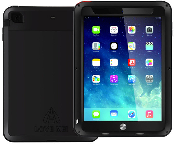 Love Mei Case IPAD MINI 2 Three anti Black+Black+Red_1591569118