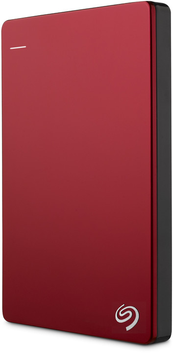 Seagate BackUp Plus Slim Portable 2TB, červená_2120546559