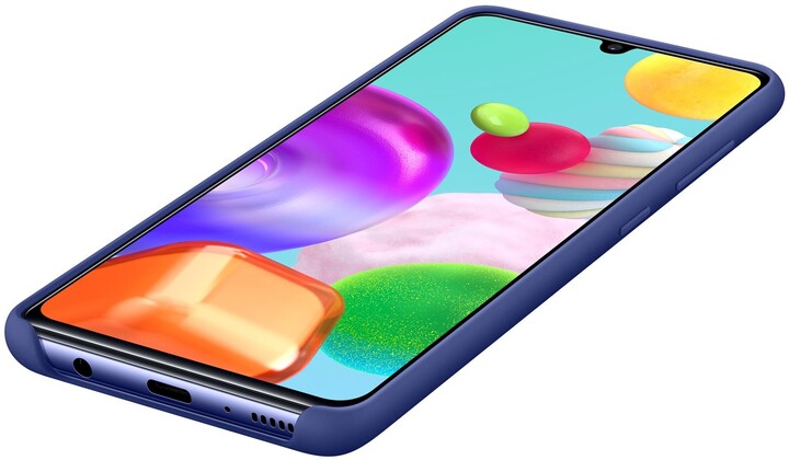 Samsung silikonový kryt pro Galaxy A41, modrá_656305648
