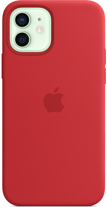 Apple silikonový kryt s MagSafe pro iPhone 12/12 Pro, (PRODUCT)RED - červená_1515170262