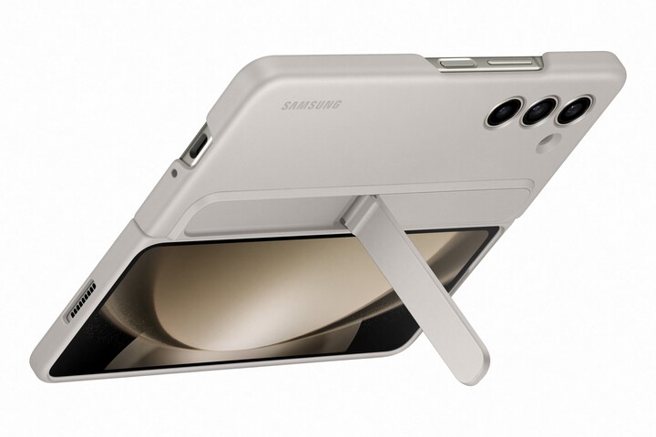 Samsung ochranný kryt se stojánkem a poutkem pro Galaxy Z Fold5, písková_206630356